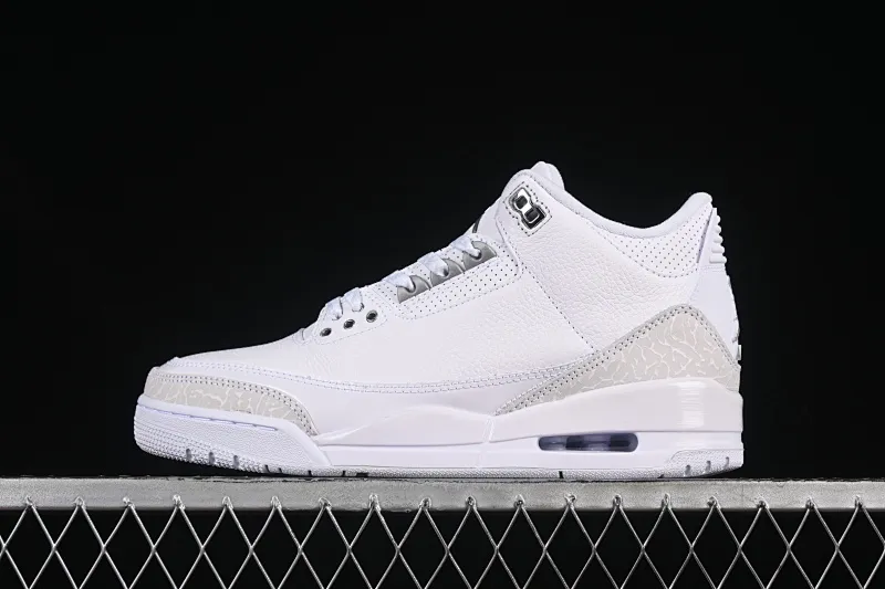 All categories Air Jordan Jordan series basketball shoes Air Jordan 3 Air Jordan 3 Retro "Pure Money" AJ3 Joe 3 replica white cat CT8532-111